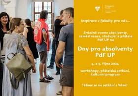 Dny pro absolventy a přátele pedagogické fakulty jsou tu!